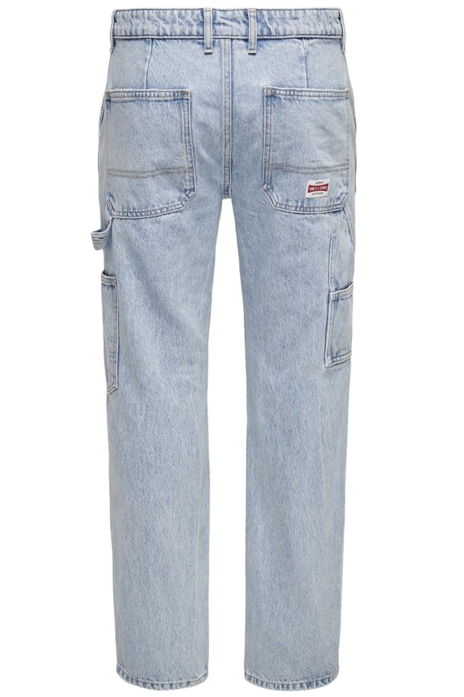 ONSEDGE STRAIGHT CAR LB 1087TAI DNM 22031087 Light Blue Denim